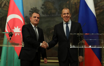 Bayramovla Lavrov mətbuat konfransı keçirdi